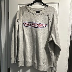 Gray Marvel Stark Industries Sweatshirt